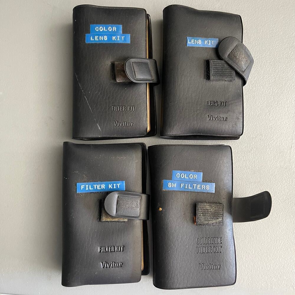 Vintage Vivitar Flah Filter Kit - Lot Of $ Booklets NOT COMPLETE